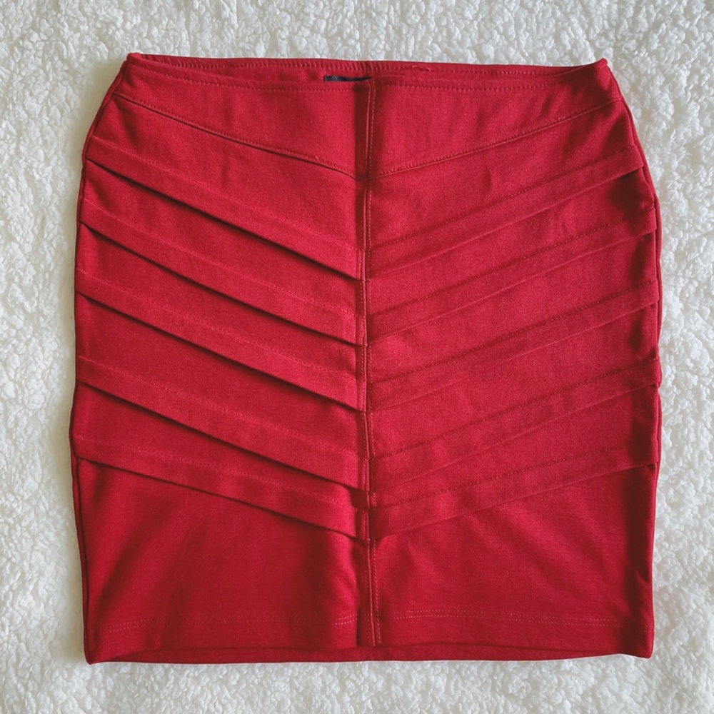 Forever 21 Red Mini Skirt